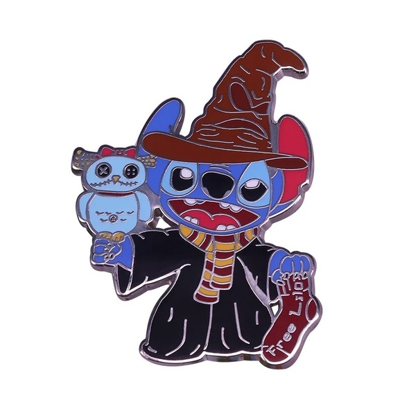 Jewelry - Disney Lilo & Stitch Harry Potter Enamel Pin